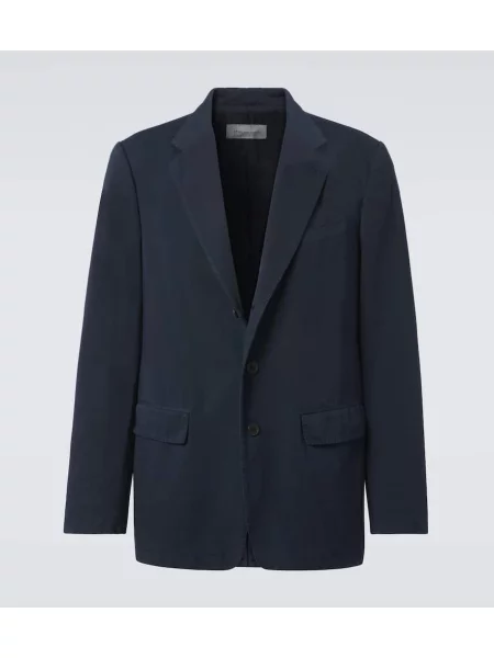 Риза Dries Van Noten бродирана синьо