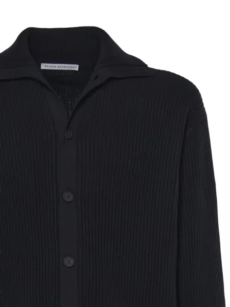 Cardigan Studio Nicholson tricotate negru