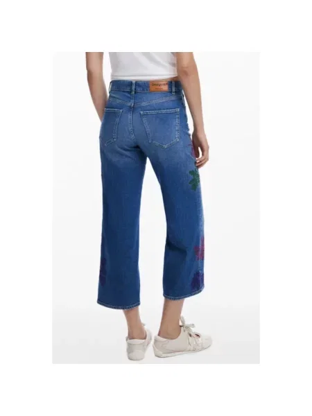 Jeansy Desigual niebieskie