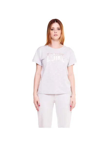 Scurt tricou Leone 1947 cu mâneci scurte gri