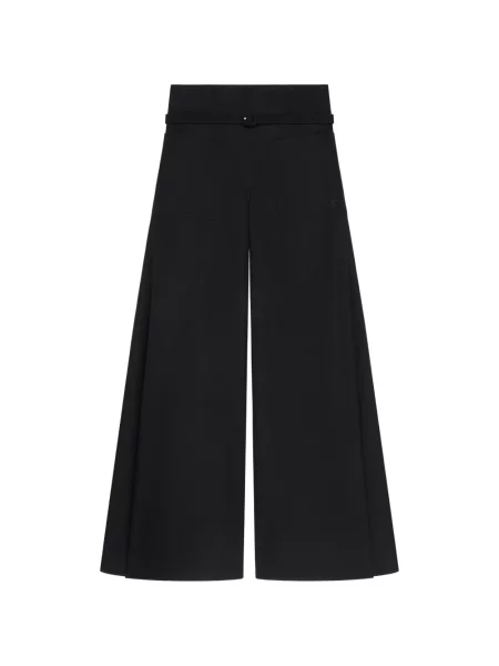 Pantaloni palazzo Courreges negru