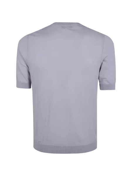Tricou Ballantyne tricotate gri