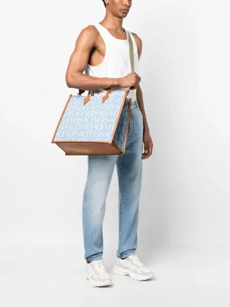 Torba Versace niebieska