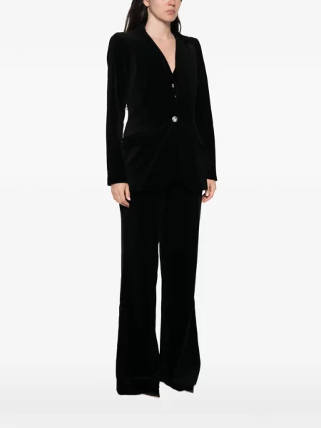 Geacă Temperley London de catifea negru