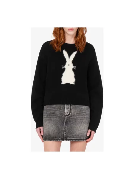 Sweter Love Moschino czarny