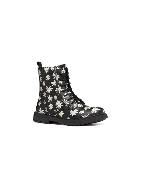Bakancs Geox J Eclair Girl S fekete