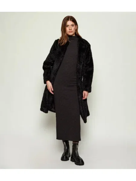 HUGO rochie maxi mulată negru