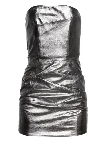 Rochie mini The Attico de costum argintiu