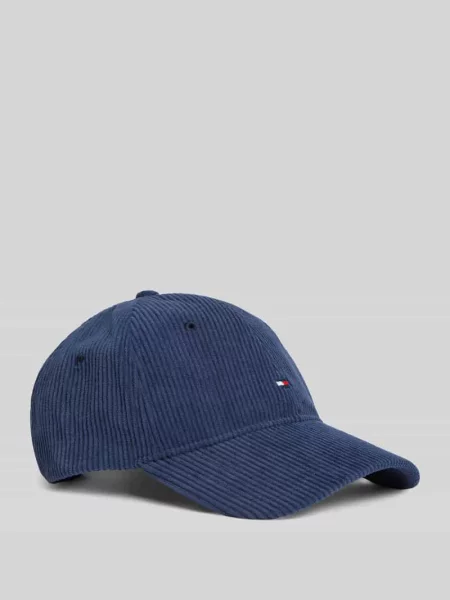 Czapka z daszkiem z wyhaftowanym logo model FLAG CORD' Tommy Hilfiger granatowa
