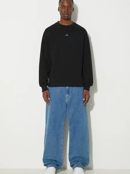 Bluza A.p.c. z logo czarna
