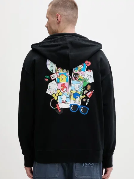 Converse bluza rozpinana x HELLO KITTY czarna