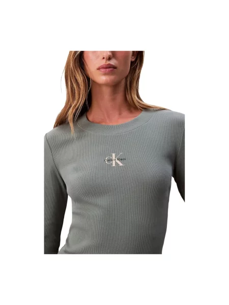 Calvin Klein Jeans longsleeve zielony