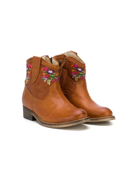 Buty do kostki dziecięce Pèpè brązowe