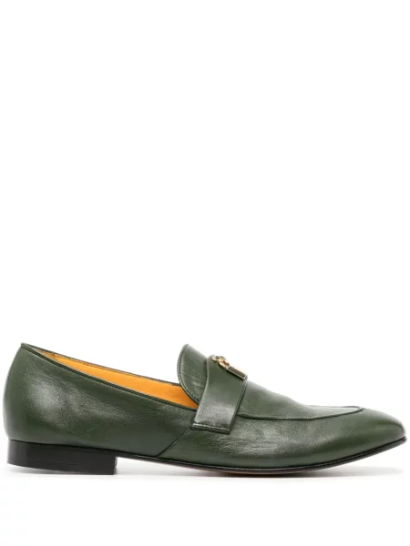 Pantofi loafer Madison.maison din piele verde