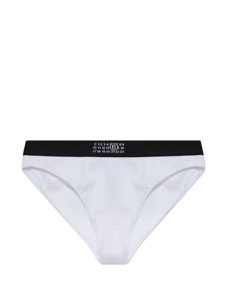 Chiloți briefs Mm6 Maison Margiela cu imagine alb