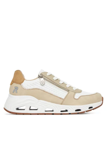 Sneakersy Rieker białe