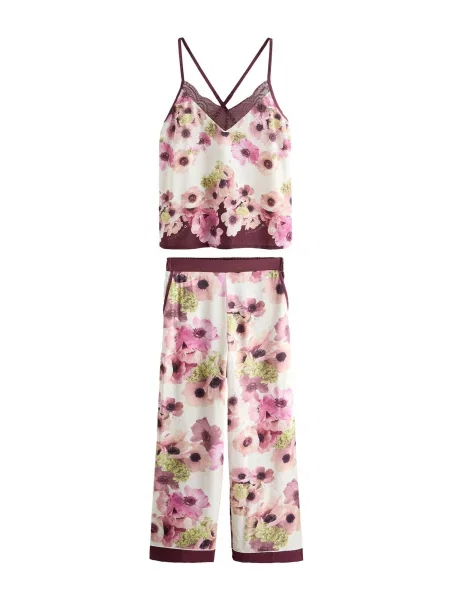 B by Ted Baker Pižama kremna / pastelno / ciklama / roza zelena