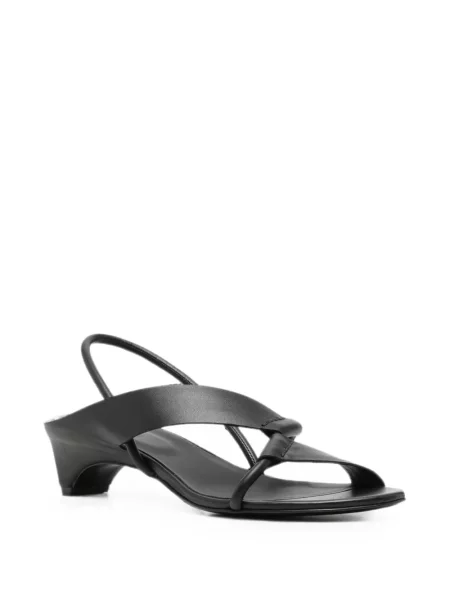 Sandale Del Carlo din piele slingback negru