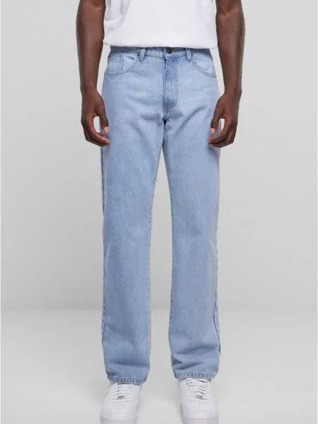 Blugi drepți Urban Classics albastru