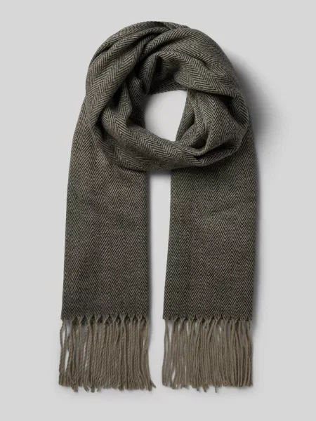 Szal z naszywką z logo model SOHO SCARF' Barts szara
