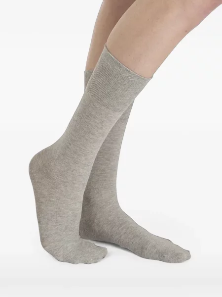 Плетени чорапи Wolford сиво