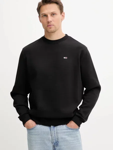 Tommy Jeans hanorac bărbătesc cu negru