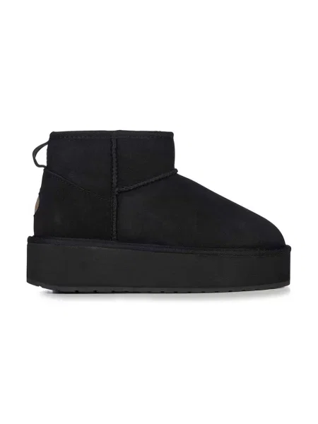 Emu Australia cizme de zapada din piele intoarsa Stinger Micro Flatform negru