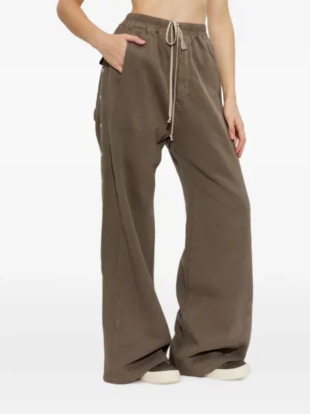 Pantaloni Rick Owens Drkshdw cu cordon maro