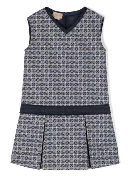 Sukienka mini dziecięca Gucci niebieska