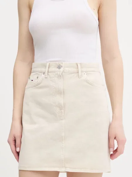 Jeans krilo Tommy Jeans bež
