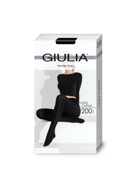 Giulia lucky Cotton Колготи Бордовий 
