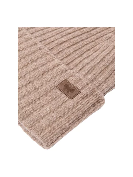 Weekend Max Mara Czapka Ritmo beige brązowa
