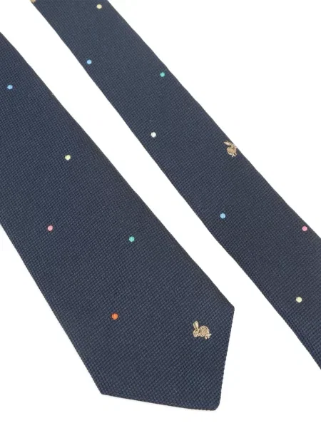 Cravată Paul Smith cu buline albastru