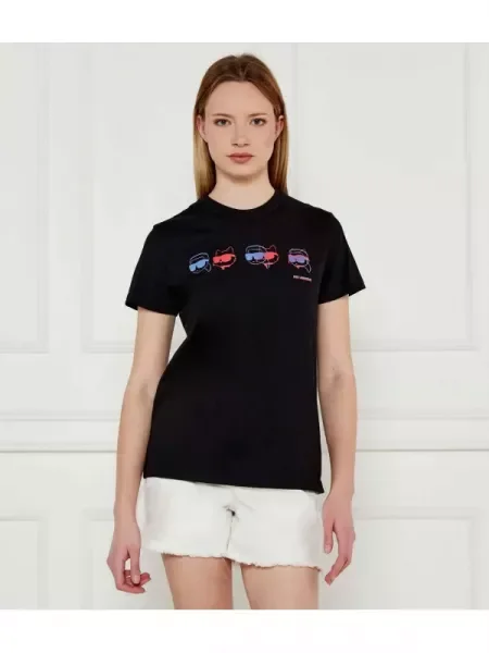 Karl Lagerfeld Tricou IKON negru