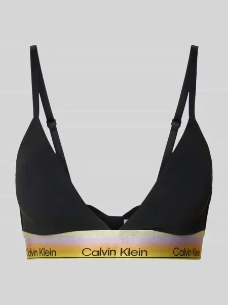 Calvin Klein Swimwear Góra od bikini czarny