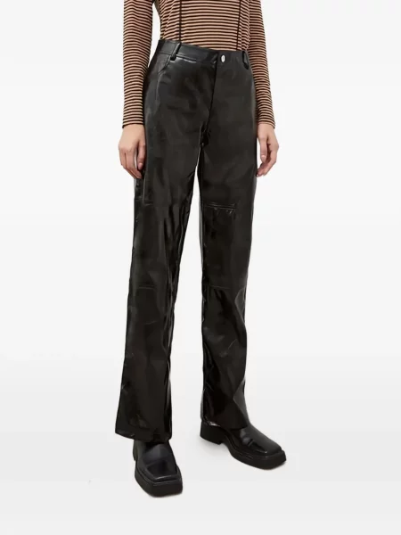 Pantaloni cu picior drept Résumé negru