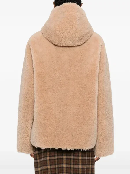 Geacă Maje cu glugă maro