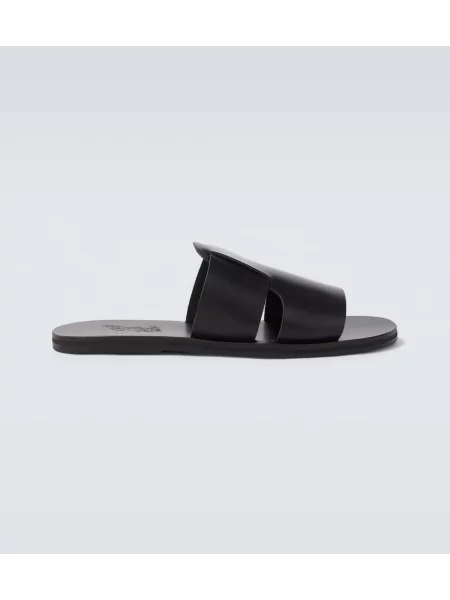 Sandale Ancient Greek Sandals din piele negru