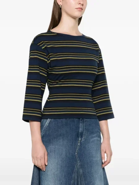 Top Eb Denim cu dungi albastru