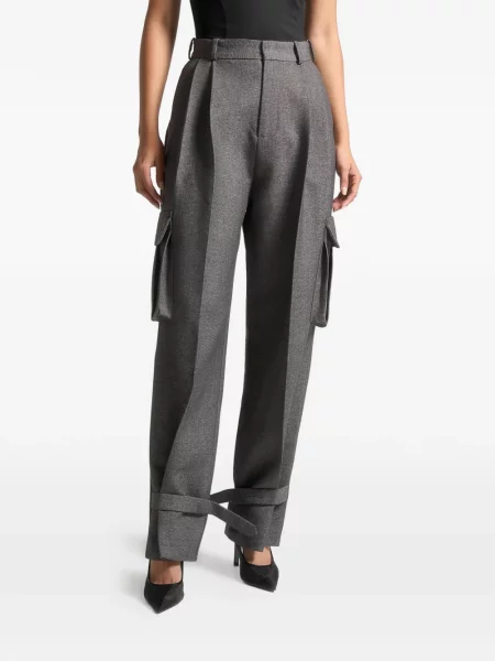 Pantaloni Manière De Voir plisate gri