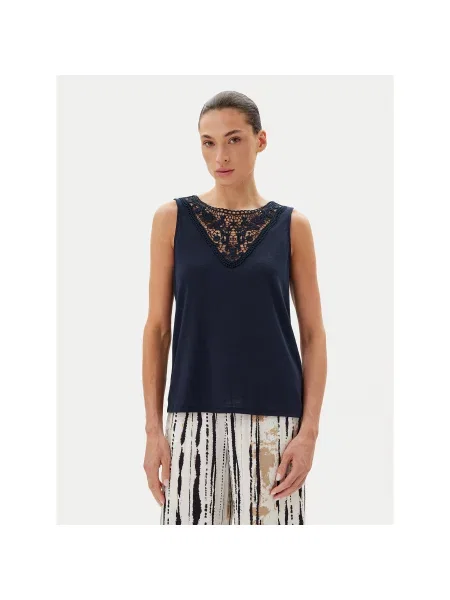 JDY Топ Dodo Regular Fit cиній