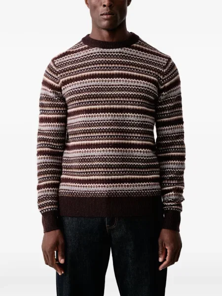 Sweter Mos Mosh brązowy