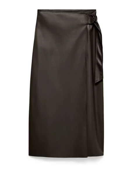 VERO MODA Fustă VMPolly închis maro