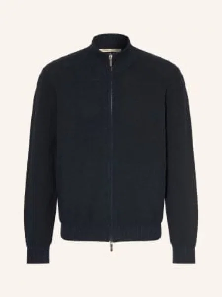Maurizio Baldassari Kardigan blau granatowy