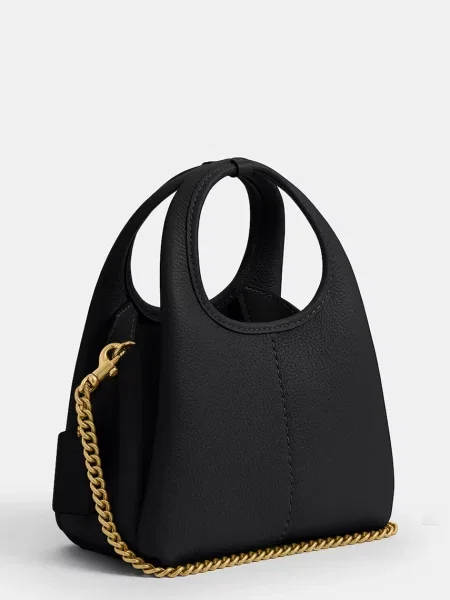 Coach Lana 19 geantă crossbody pentru femei din piele negru