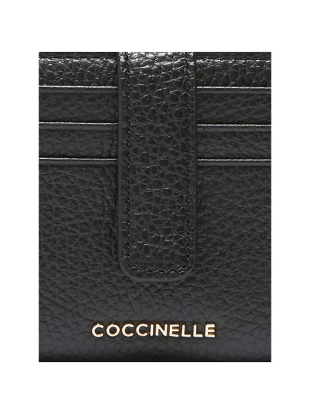 Portofel Coccinelle din piele negru