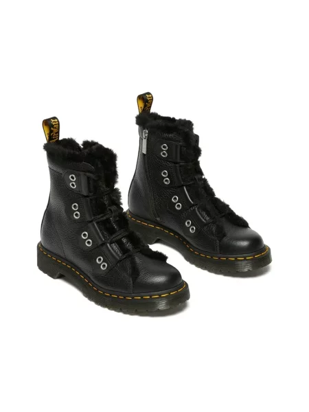 Botki Dr. Martens skórzane czarne