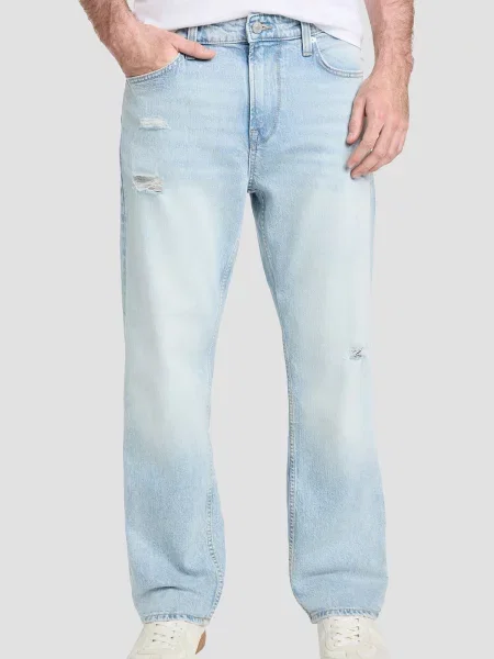 Прямі джинси GUESS блакитний
