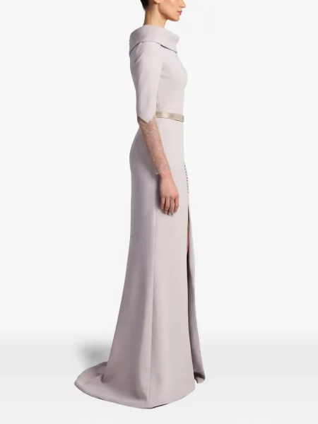 Rochie Gattinolli By Marwan cu umerii deschiși gri