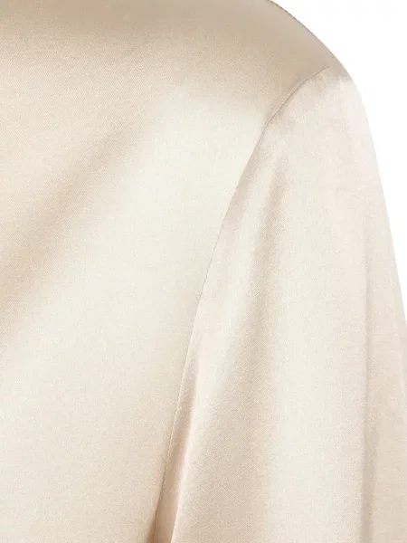 Scurt tricou Her Shirt din satin